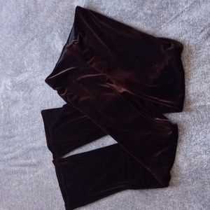 Equestrian Designs vintage (?) brown velvet pants